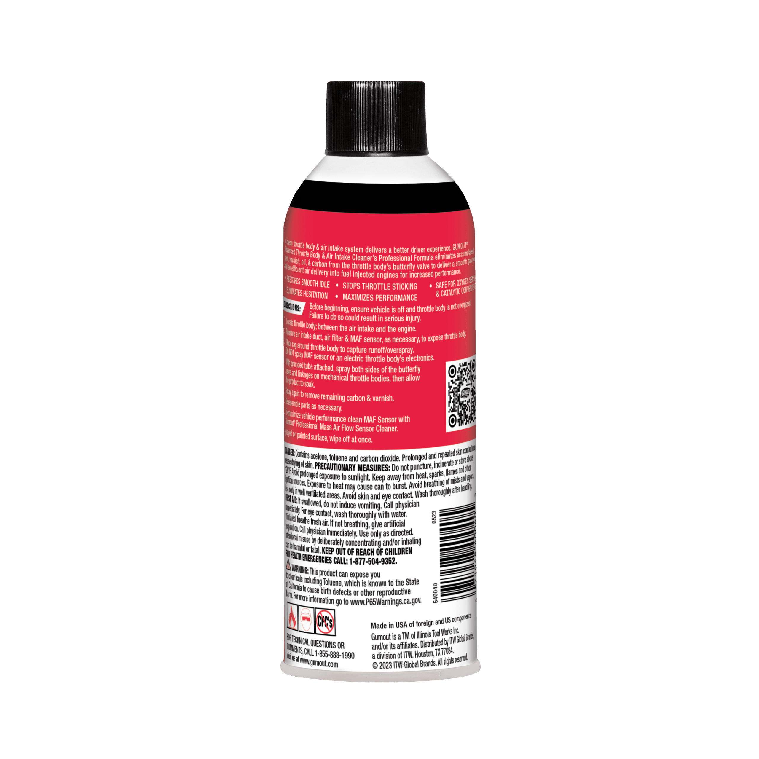 Gumout Throttle Body & Air Intake Cleaner 11 oz